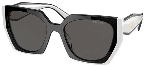 prada sunglasses white and black